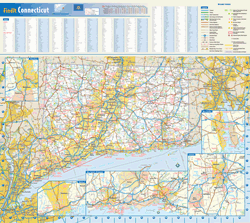 Connecticut Wall Map