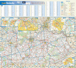 Kentucky Wall Map